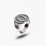 MONETA Silver Initial O Ring