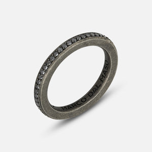 DIAMONDS'N'ROSES ETERNITY RING, Black Diamonds
