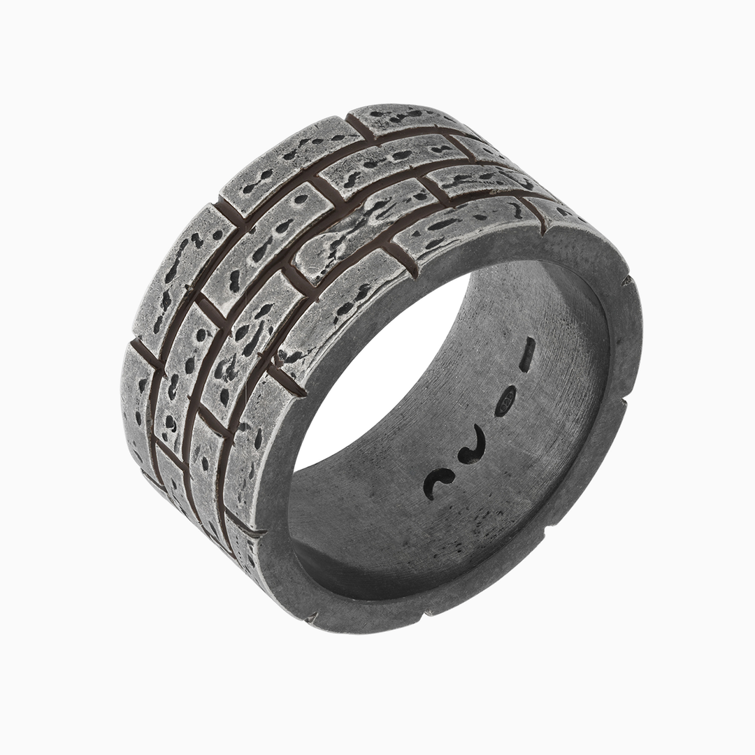 MURALES ENAMEL WIDE RING
