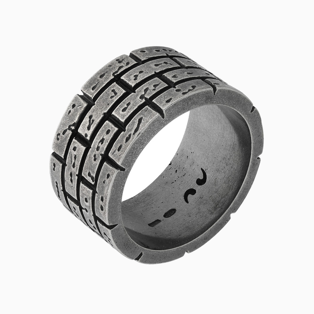 MURALES ENAMEL WIDE RING