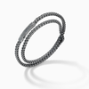 Ulysses Double Wrap Bracelet, Oxidized Silver-Standard View