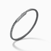 Ulysses Single Wrap Bracelet, Oxidized Silver-Standard View