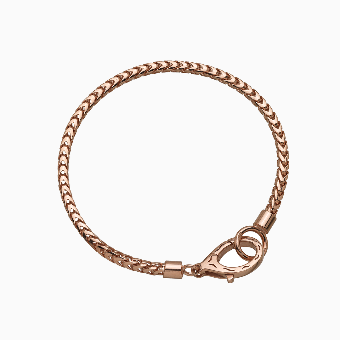 Ulysses Mesh-Armband mit 18 Karat Roségold-Vermeil