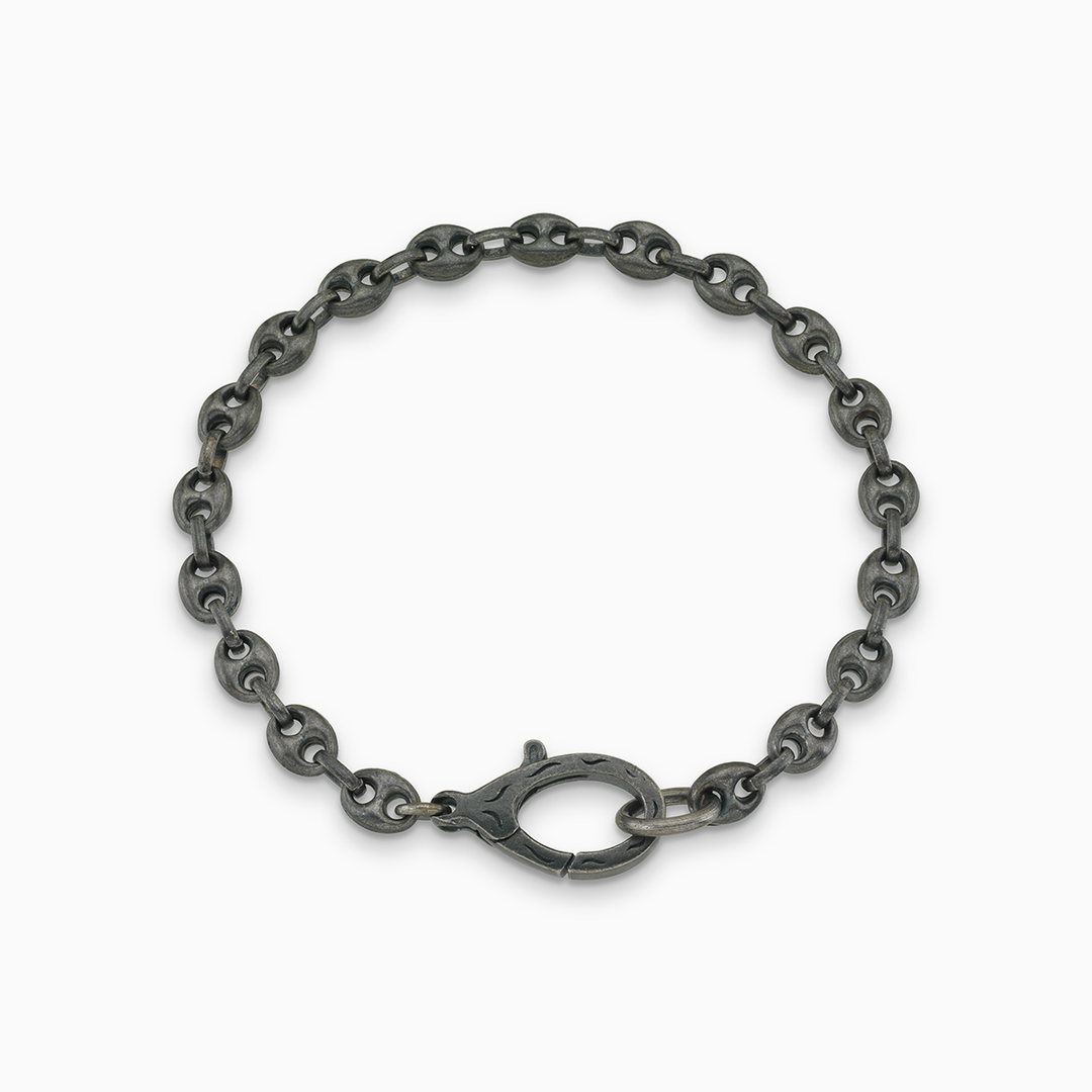 ULYSSES Marine Oxidized Silver Bracelet