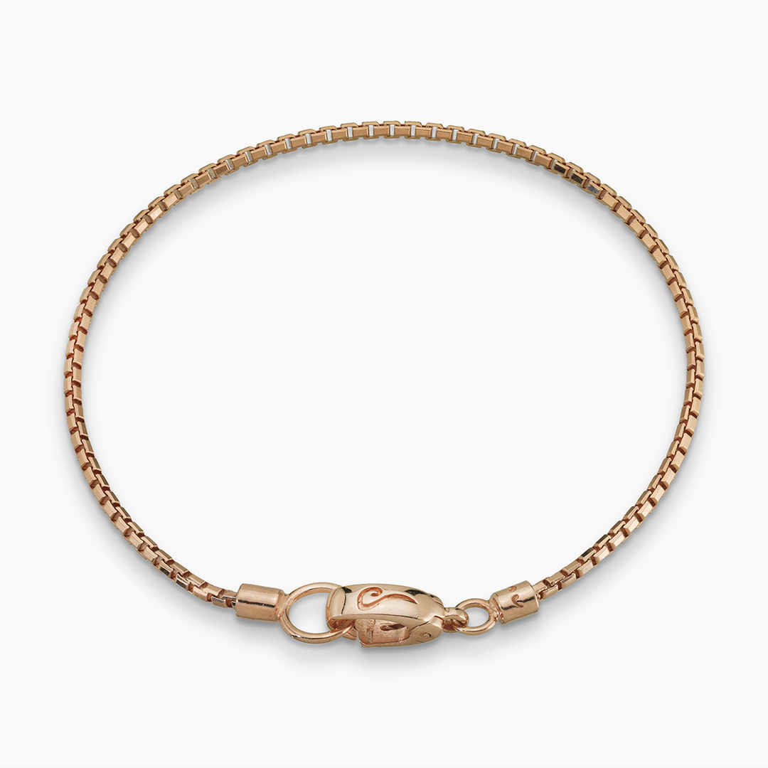 Ulysses 18 Karat Roségold-Armband aus polnischem Vermeil