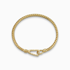 ULYSSES 18K Yellow Gold Polish Vermeil Bracelet with Polished Chain and Clasp-Standard View