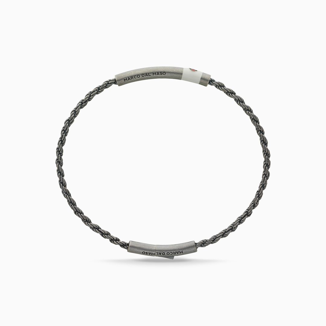 Ulysses Cord Chain and Enamel Bracelet