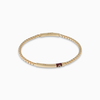 ULYSSES 18K Yellow Gold Vermeil Bracelet with Black Diamond and Red Enamel-Standard View