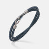 LINK Double Wrap Enamel and Leather Bracelet