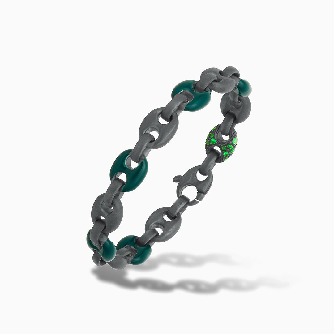 Marco Dal Maso Ulysses Marine Chain Bracelet Tsavorite-Standard View1