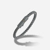 Marco Dal Maso Ulysses 10mm Single Wrap Bracelet Black Diamonds-Standard View