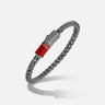 ULYSSES BLOCK CHEVRON CHAIN & ENAMEL BRACELET