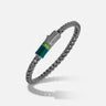 ULYSSES BLOCK CHEVRON CHAIN & ENAMEL BRACELET