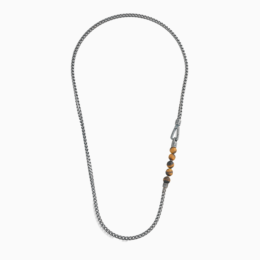 ULYSSES Tiger Eye Chain Necklace