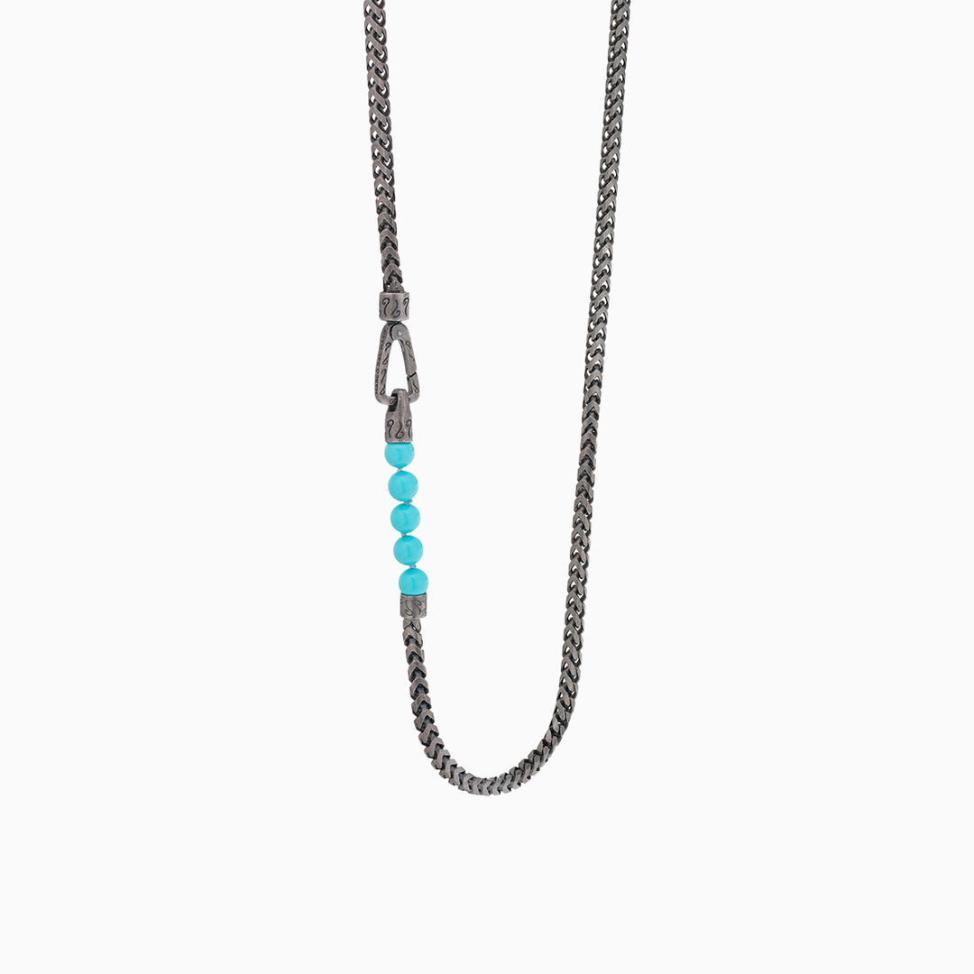 ULYSSES Turquoise Beads Chain Necklace