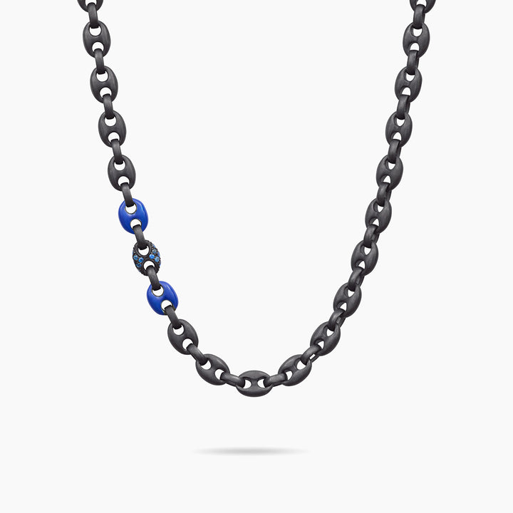 Marco Dal Maso Ulysses Sapphires Marine Necklace with Blue Sapphires-Standard View