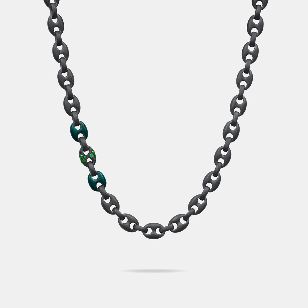 Marco Dal Maso Ulysses Tsavorite Marine Necklace-Standard View