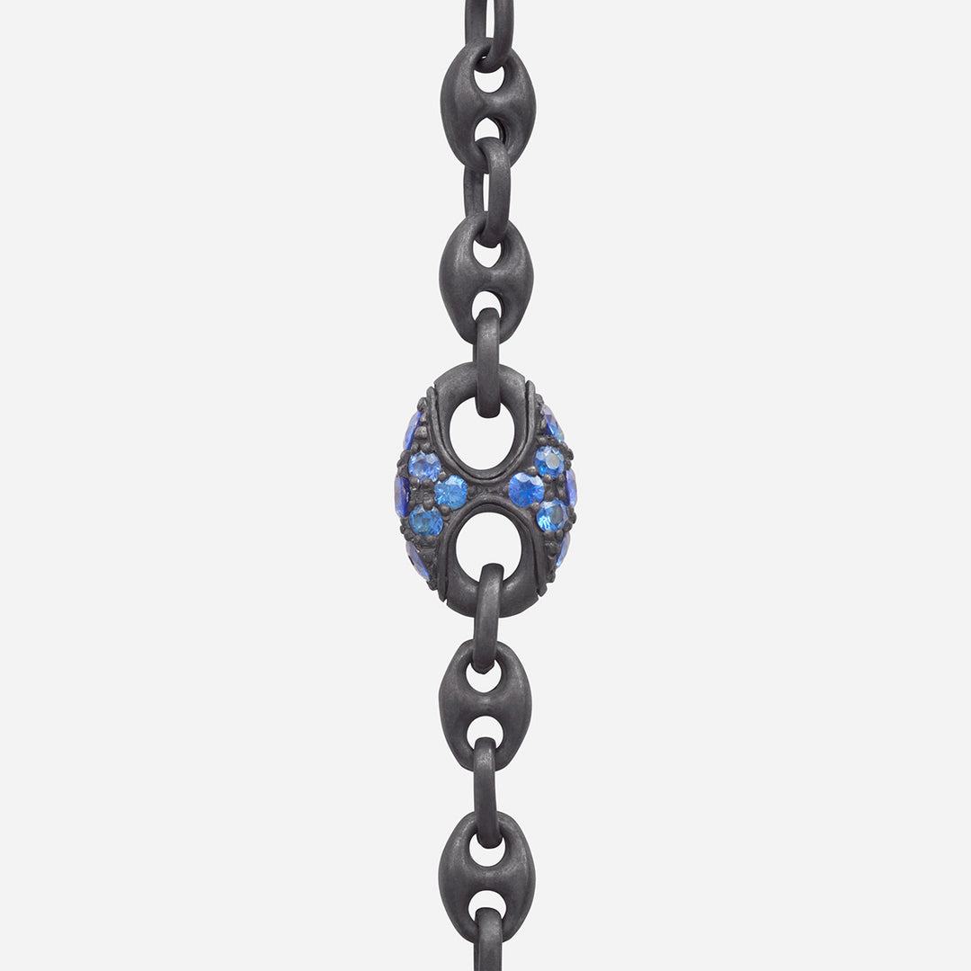 Marco Dal Maso Ulysses Sapphires Single Marine Chain-Straight View