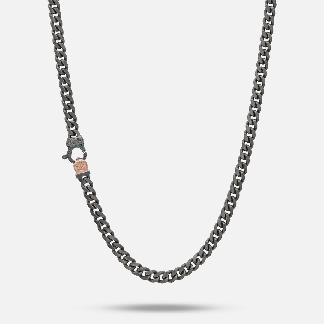 FLAMING TONGUE Cuban Link Necklace