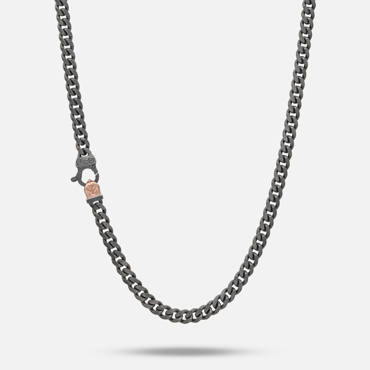 FLAMING TONGUE Cuban Link Necklace