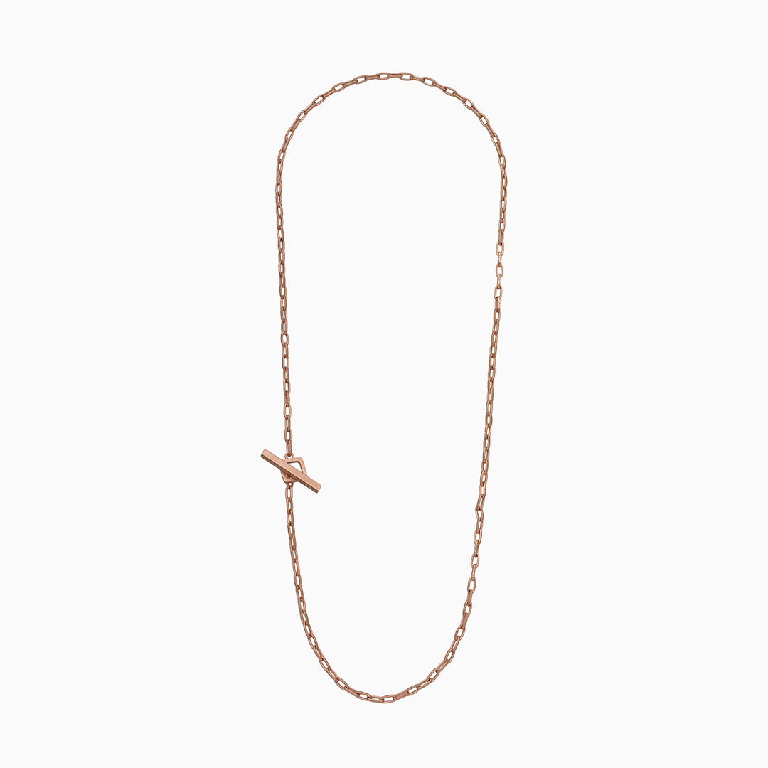 ULYSSES 18K Rose Gold Matte Vermeil Necklace