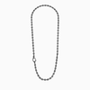 ULYSSES Burnished Silver Marine Necklace with Polished Finish-Standard View