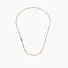 ULYSSES Faceted 18K Rose Gold Vermeil Necklace-Standard View