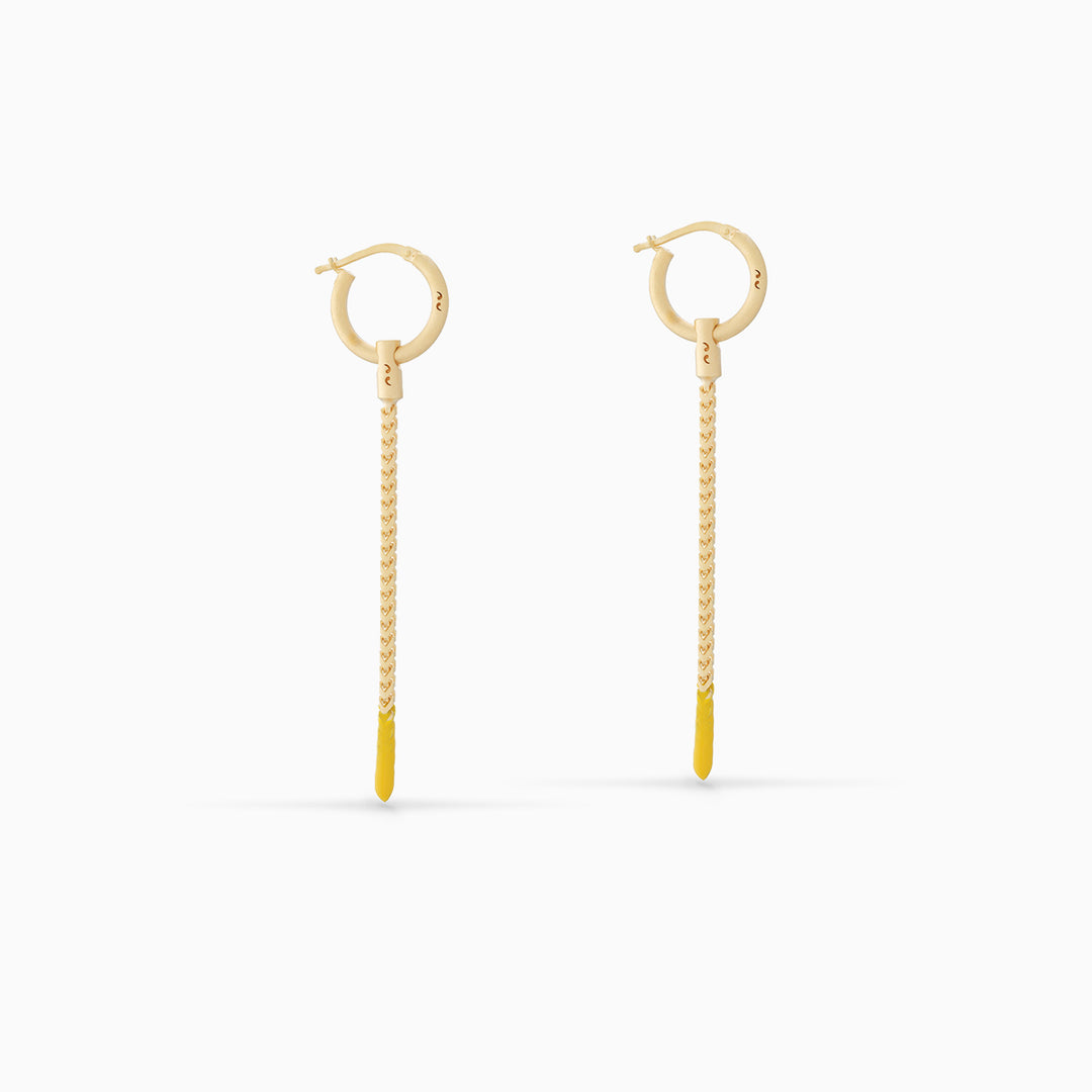 Ulysses Long Dipped Enamel Earring