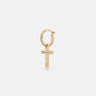 THE CROSS Pendant Earring, Polished Yellow Gold Vermeil-Standard View