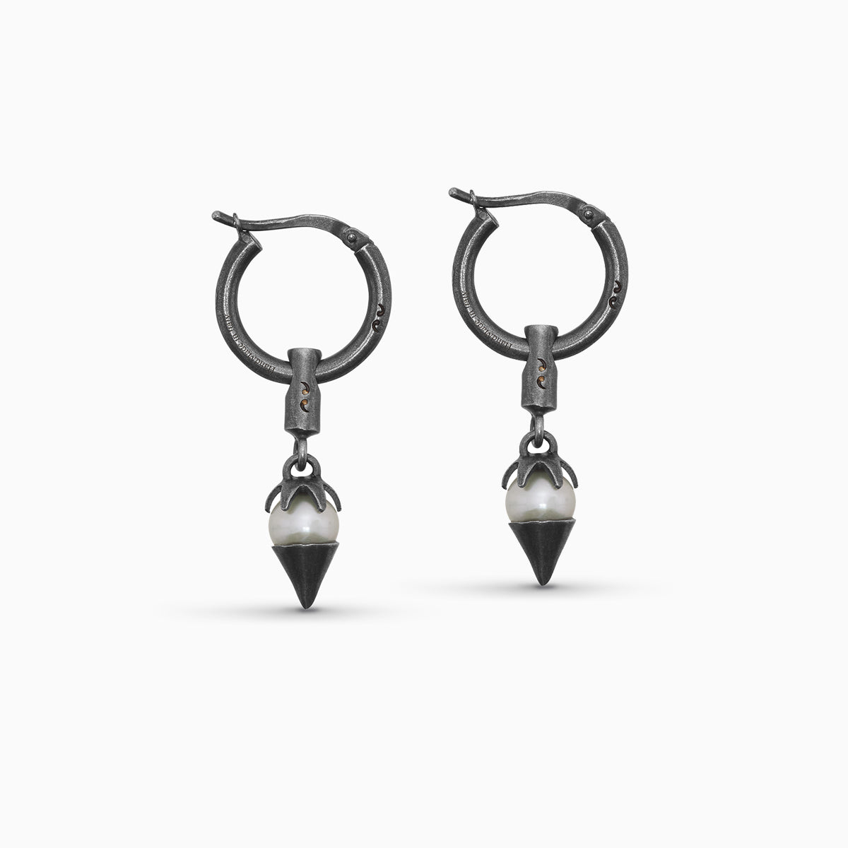 ULYSSES Midnight Shard Drop Pearl Earring | Marco Dal Maso