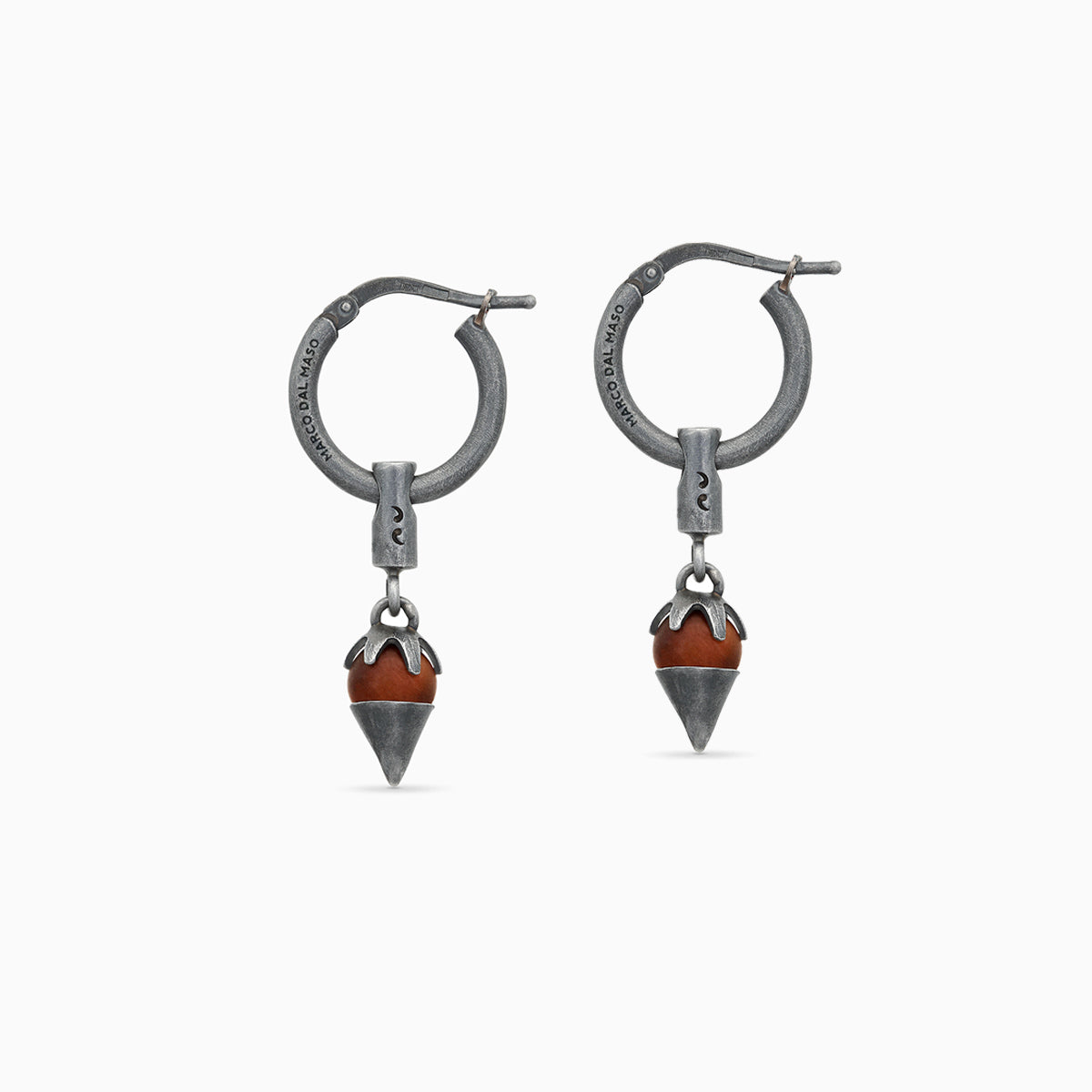 Ulysses Midnight Shard Red TigerEye Earring | Marco Dal Maso