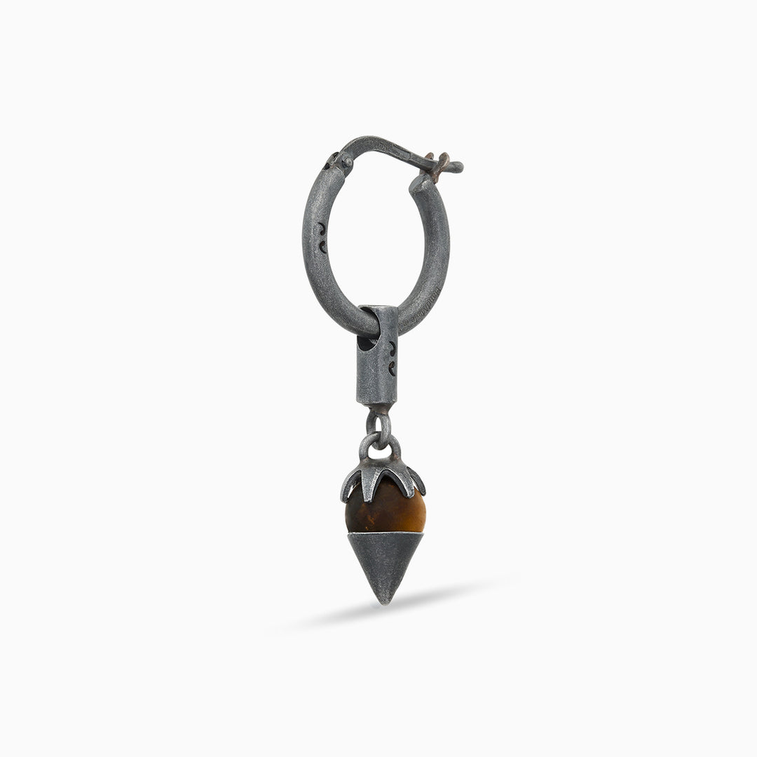 ULYSSES MIDNIGHT SHARD TIGEREYE EARRING-Standard View