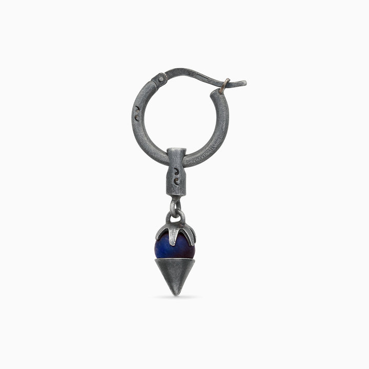 ULYSSES MIDNIGHT SHARD LAPIS EARRING-Straight View