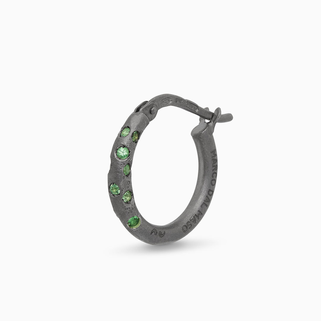 Ulysses Slick Gemstone Hoop