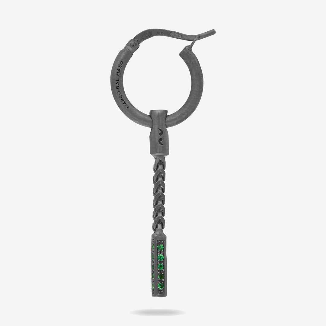 Marco Dal Maso Ulysses Mini Drop Earring With Tsavorite-Straight View