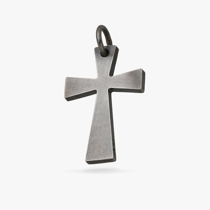 THE CROSS Amulet, Oxidized Silver-Standard View