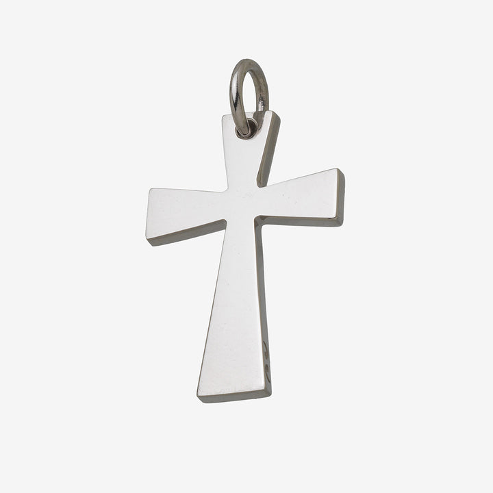 THE CROSS Amulet, Polished Silver-Standard View