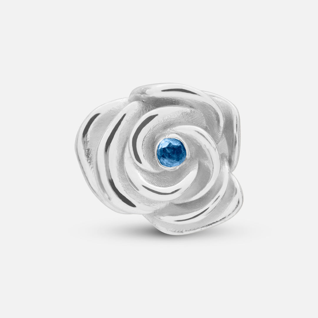 DIAMONDS'N'ROSES Single Rose Pin