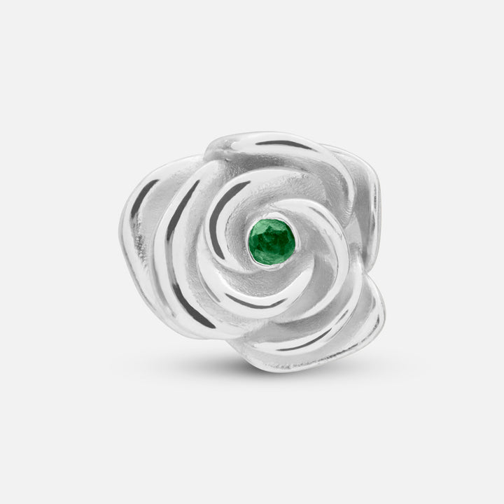 DIAMONDS'N'ROSES Single Rose Pin