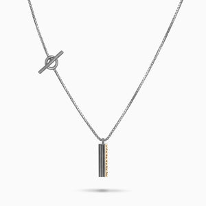 ACIES MIXED METAL PENDANT