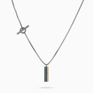 ACIES MIXED METAL PENDANT