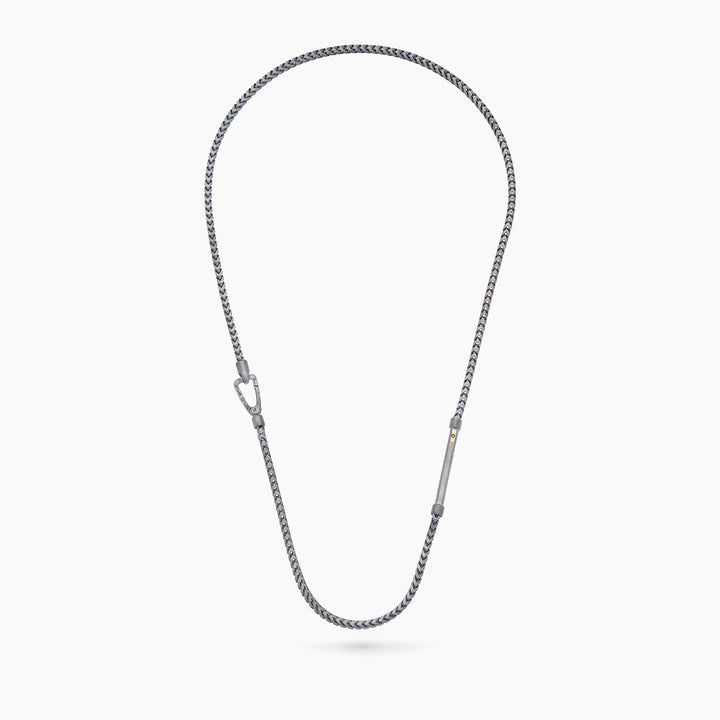 Ulysses Gold & Black Diamond Necklace