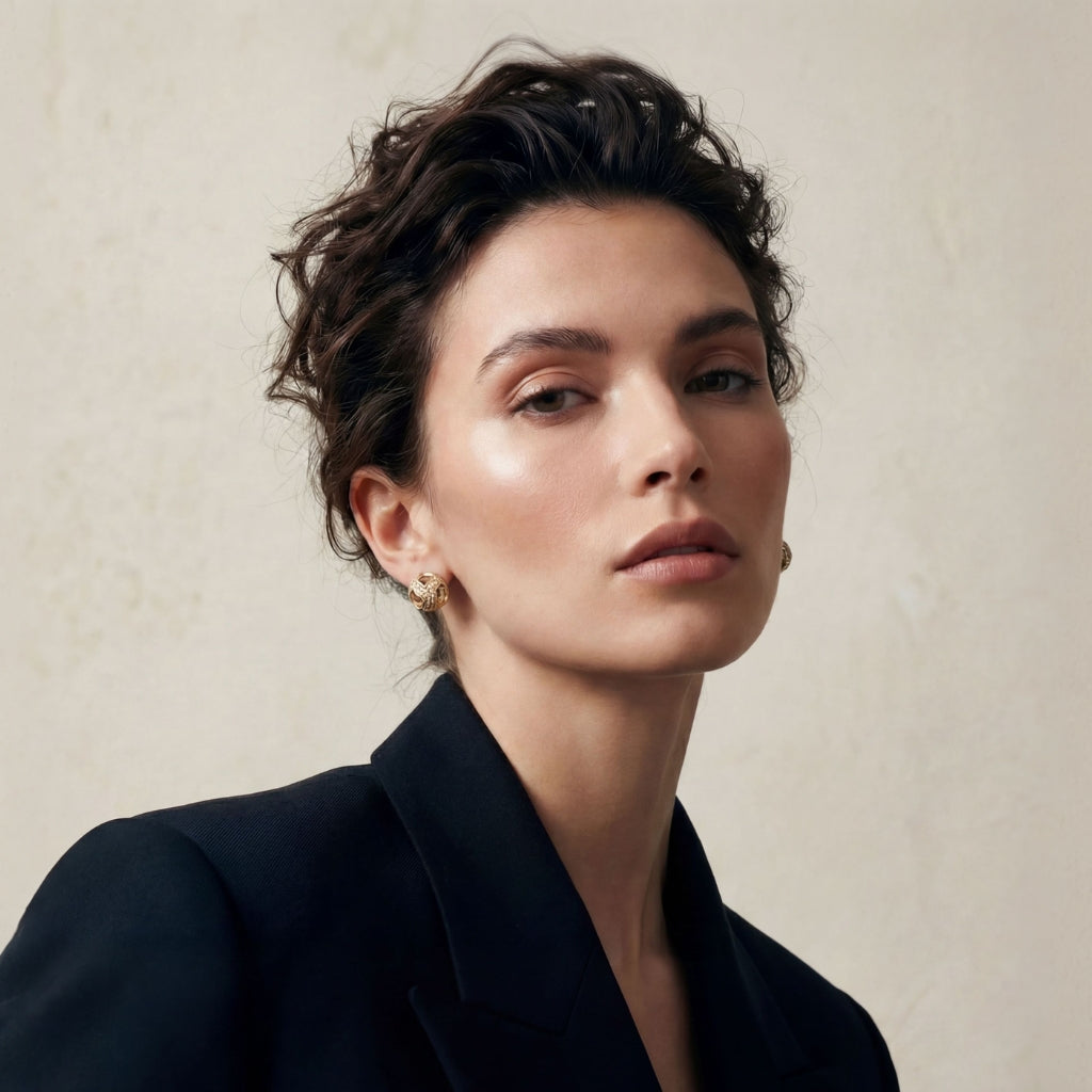 EXPLOSION OF JOY Grand Stud Earrings