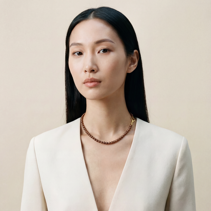XOK WAVE MINI BEADED NECKLACE