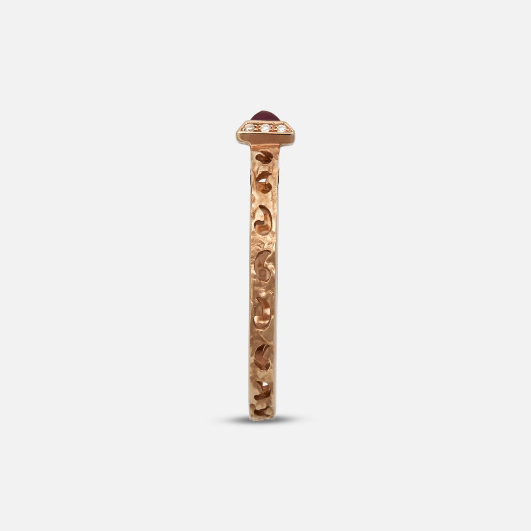 Orion Square Gemstone Ring