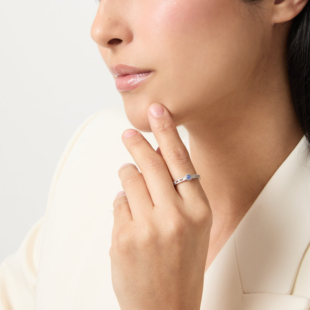 Orion Round Gemstone Ring