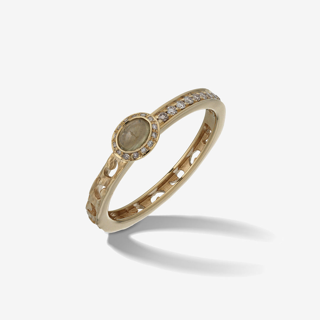 MARCO DAL MASO WOMEN Orion oval gemstone ring featuring a large oval-cut gemstone set in a sleek band.