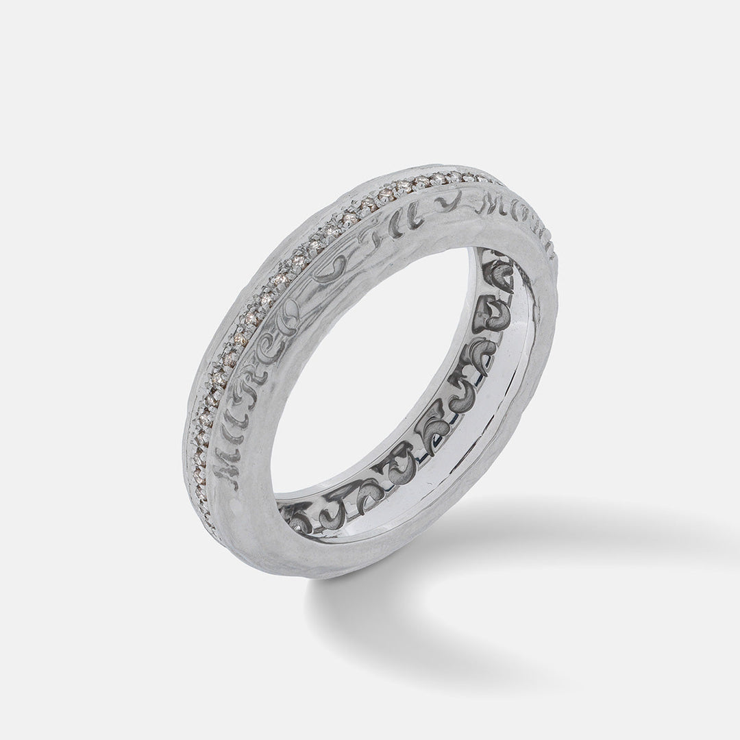 THE OTHER HALF NARROW GEMSTONE BAND