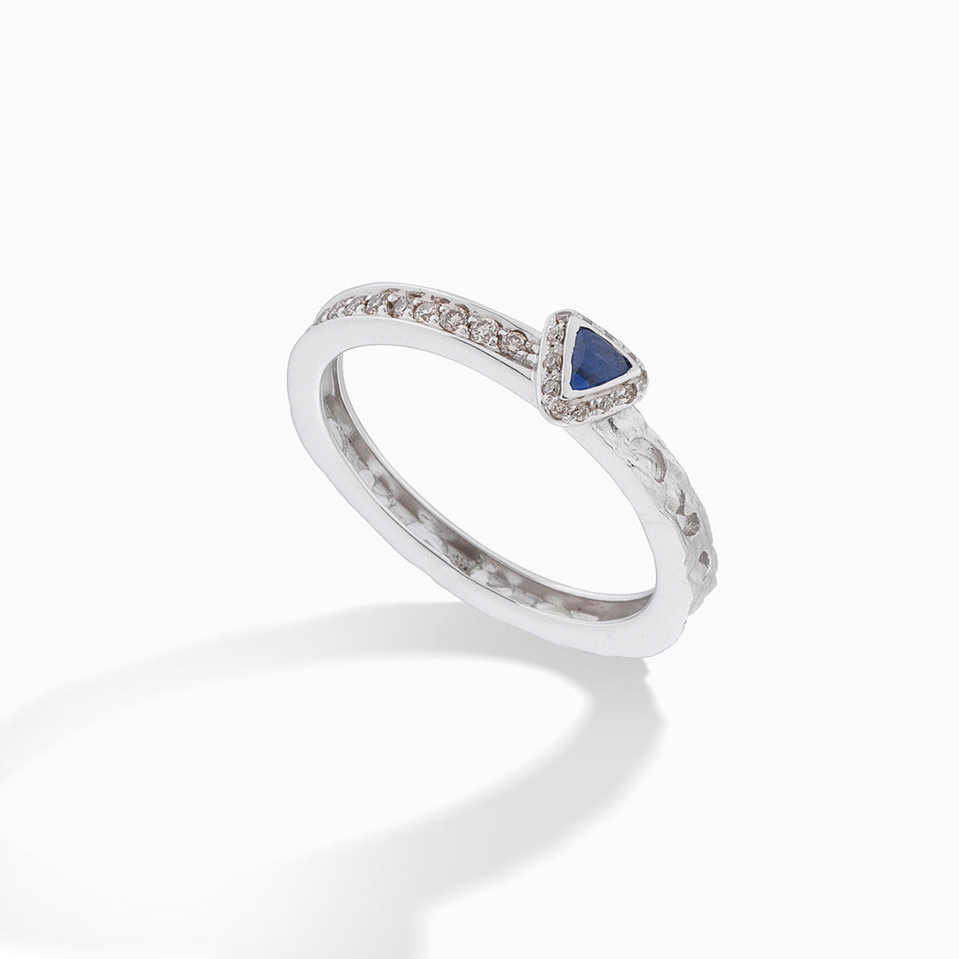 Orion Triangular Gemstone Ring