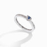 Orion Triangular Gemstone Ring